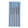 6Pcs/Set 2.35mm Handle Tungsten Steel Milling Cutter Carving Knife Engraving