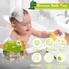Dinosaurier Bubble Badewannenspielzeug Badespielzeug ab 1 2 3 4 Jahre,