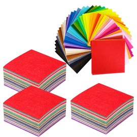 60 Pcs DIY Polyester Felt Fabric Sheets Assorted Colour Felt Cloth Felt Sheets Craft Fabric Samples Pastel Felt Fabric Sheets Squares 10Cm Patchwork Felt Material For Sewing Crafts Childern Kids