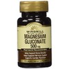 Magnesium Gluconate 500 mg, 90 Tablets Per Bottle (3 Bottles).