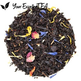 Your ExcellenTEA - Earl Grey RAINBOW - Black Loose Leaf Tea with Real Bergamot Oil in Resealable Pouch made from Ceylon BOP1 (50g)