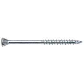 Plank Screw / Screw Wall and Deck Cladding / Nail Tip / Partial Thread / Galvanised Steel / 3.5 x 60 mm / Pack of 200