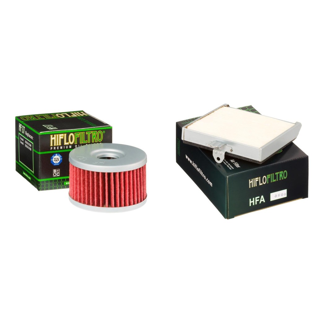 Oil and Air Filter Kit for SUZUKI S40 K5,K6,K7,K8,K9,L0,L1,L2,L3,L4,L5,L5 Boulevard LS650 05-16 HIFLO FILTRO
