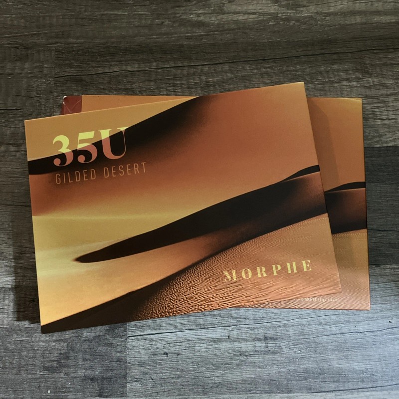 Morphe 35U Gilded Desert Artistry Bronzed Brilliant Shades Eyeshadow Palette