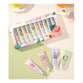 Crema De Manos Hidratante Nutritiva 10 Aromas Portátil Set