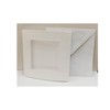Habico Square White Aperture Cards & Envelopes-Pack 5-150mm x 150mm