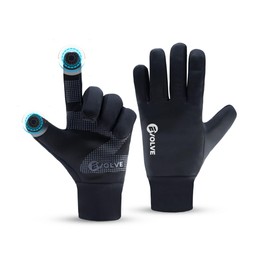 Evolve Water-Resistant Sports Gloves | Adult's or Kid's Sports Gloves | Touchscreen Sensitive | Palm Grip | Football Rugby Cycling Walking - Great For All Sports (Adult Small)