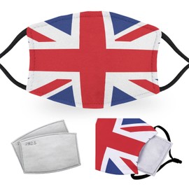 United Kingdom Flag - Adult Face Masks - 2 Filters Included