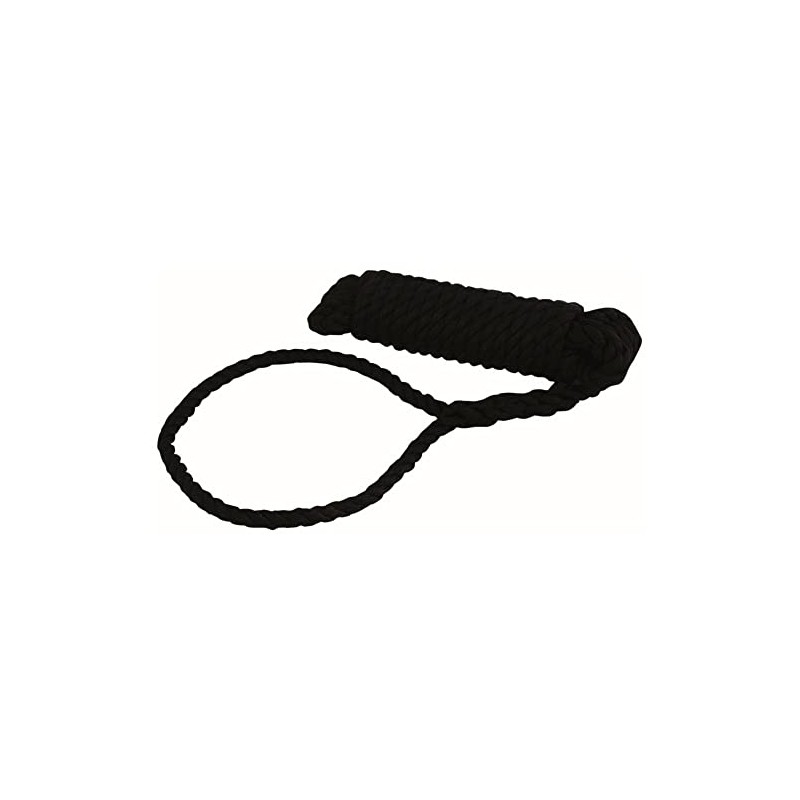 Festmacher mit Auge Länge 10 m Schwarz 10 mm