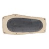(Outlet Included) 和食 Charger Japanese Black Deformation Length Dishes