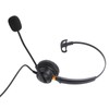 Telephone Headset with Noise Cancelling Microphone Black USB Corded Single