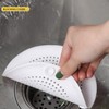 Hair Catcher Round Silicone Hair Stopper with Suction Cup Quick