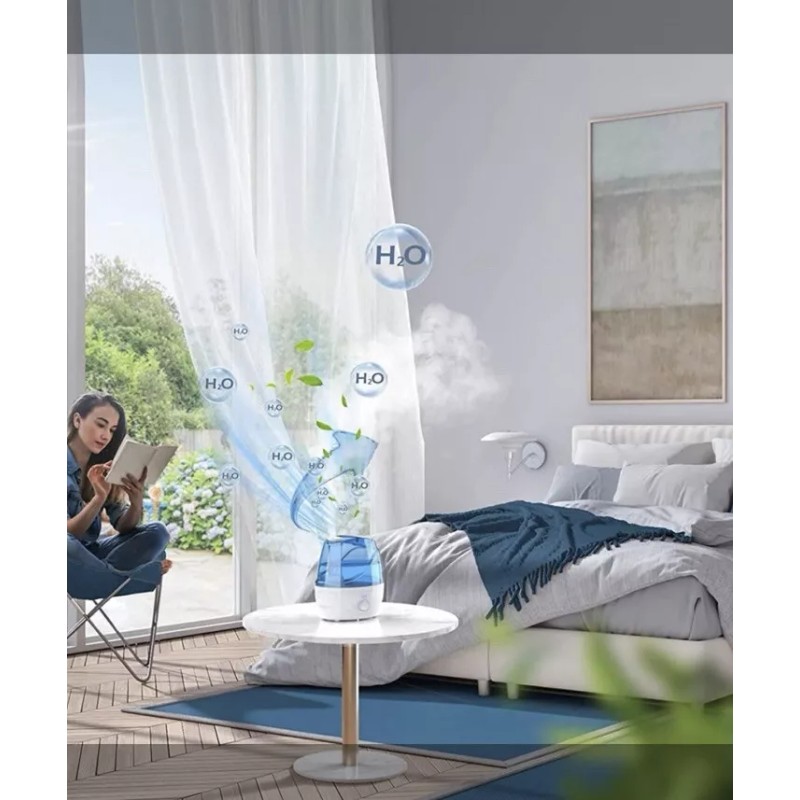 Homasy Humidifiers Ultrasonic Humidifier with Night Light Lasts Up to