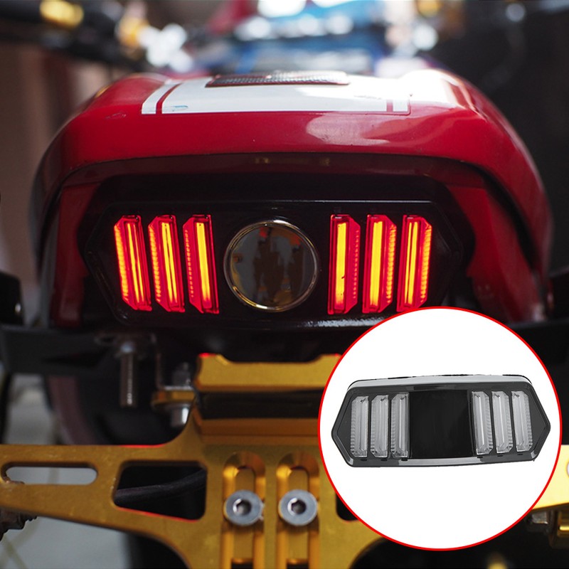 Motorcycle LED Integrated Tail Light Turn Signal Fit for Honda