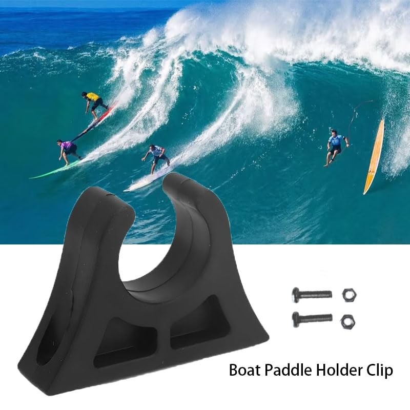 bohally Kayak Paddle Holder with Screws Rubber Boat Paddle Clips