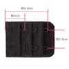 Emefeel Bra Extension Hooks, Size Adjustment, Extension Hooks, 2 Rows