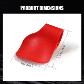 Lyxheth Motorcycle Cruise Control, Motorcycle Throttle Assist, Throttle Mounted Motorcycles Cruise Assist Wrist Hand Grip, Motorcycles Accessories Cruises Throttles Assists for 7/8" Handlebar (Red)