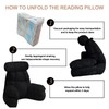 FXXUDVNIIN Back Pillow for Bed Sitting Up: Reading Pillow with