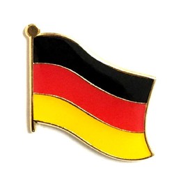 Germany Flag Lapel Pin; One International Waving World Flag Pin Badge Patriotic Country Hat Lapel Badge (Germany)