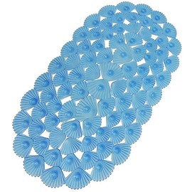 Non-slip Bathtub Mat 27"x15"(for Smooth Non-Textured Tubs Only), Machine Washable Oval Bath Tub Shower Mat with Suction Cups for Bathroom Bathtub Shower Stall