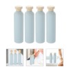 NOLITOY Travel Toiletry Bottles Set 4pcs Refillable Shampoo Dispenser Bottles