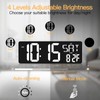 XREXS Large Digital Wall Clock with Remote Control, 16.5 Inch