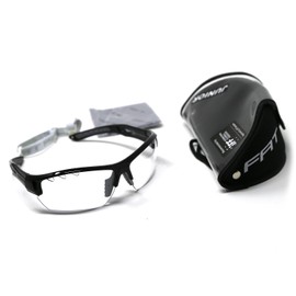 FAT PIPE Floorball & Unihockey Safety Goggles Eagle Eye Junior IFF Certificate for Tested Quality (Black Grey)