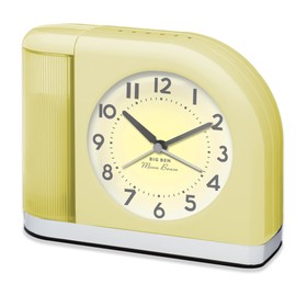 Westclox Big Ben Moon Beam Quartz Analog Alarm Clock Yellow with USB 44000Y