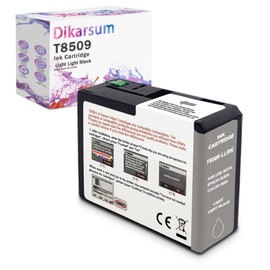 Dikarsum T850 Ink Cartridge Remanufactured T8509 T850900 Ink Cartridge Replacement for Surecolor P800 Printer(Light Light Black)