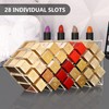AstraLoom 28-Slot Clear Acrylic Lipstick Organiser & Holder, Durable Lipstick