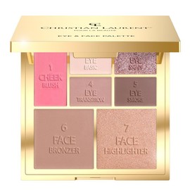 Christian Laurent Pour La Beauté - Multifunctional Face Contour and Eye Makeup Palette Nude for All Skin Types
