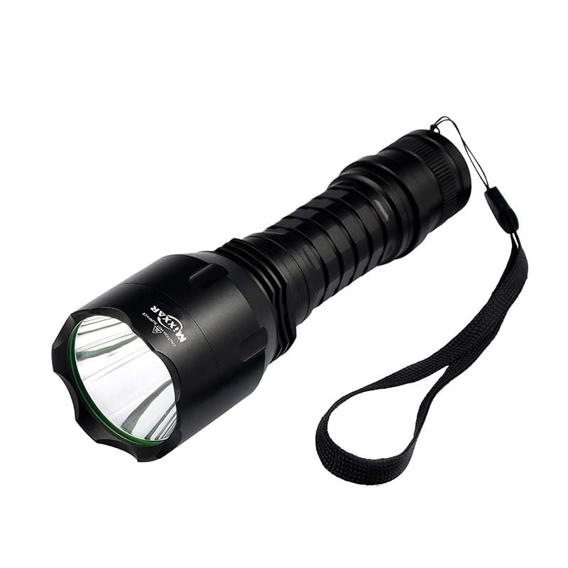 MiXXAR Rechargeable Spotlight, 3,000 Lumens Handheld Hunting Flashlight Led Spot