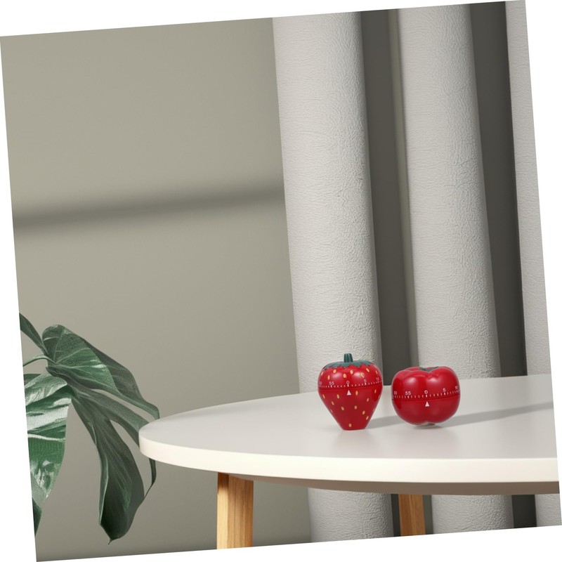 iplusmile 2pcs 60 Cute Kitchen Timer Mechanical Countdown Timer for