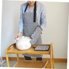 LIFKOME 5pcs Adjustable Cotton Canvas Apron Set Pockets for Kitchen