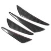 KIMISS Bumper Canards, 4Pcs/Set Universal Carbon Fiber Bumper Canards Spoiler