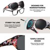 TJUTR Sunglasses Fit Over Glasses for Women, Trendy Oversized Sun