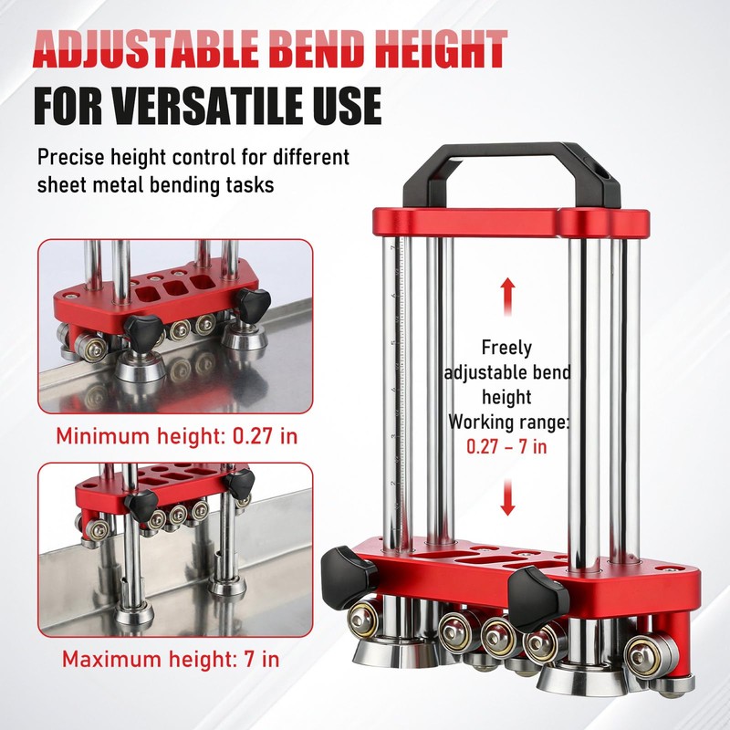 Lingvee Sheet Metal Roller 2 Station Bender Roofing Tools Sheet