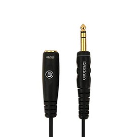 D'Addario Accessories Headphone Extension Cable - 1/4 Inch Female to 1/4 Inch Male - 10 Feet/3.05 Meters - Straight - 1 Pack
