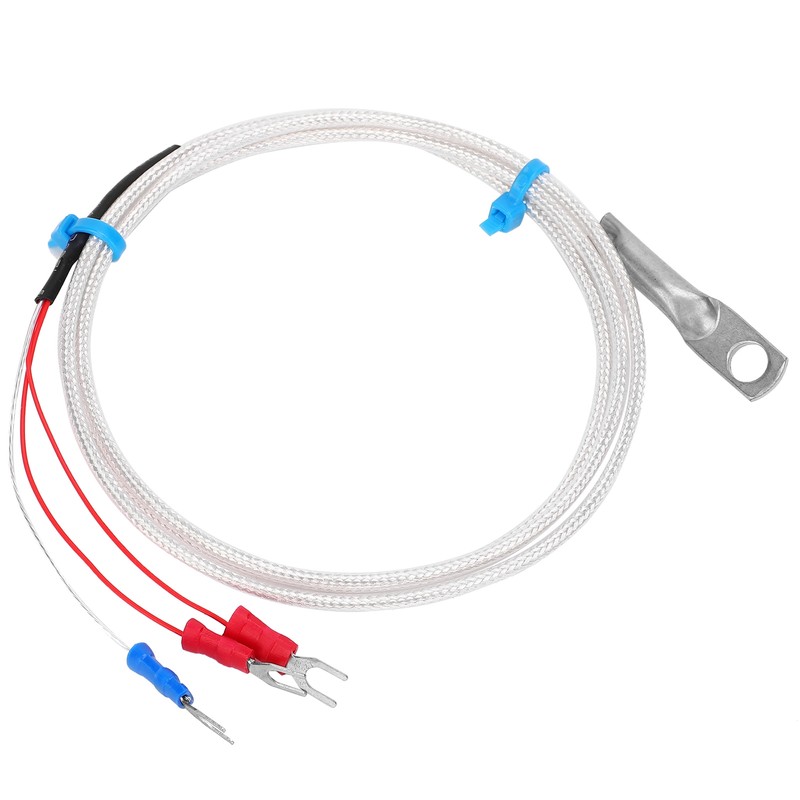 Temperature Sensor Probe PT100 Thermistor Temperature Measuring Probe Round Hole