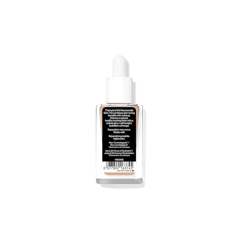 Base de Maquillaje Tinta Serum Niacinamida, Ácido Hialuronico, Vitamina E,