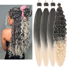 Brown Braiding Hair Pre Stretched Color 33 Knotless Braiding Hair for Boho Braids Ez Braid