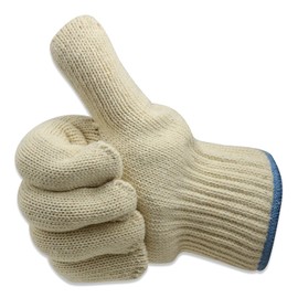Brandobay Heat Resistant Oven Gloves - Grilling Cooking Gloves - Extreme Heat Resistant - Long and Thick Protection Gloves for Grilling, Cooking, Baking, Fireplace, Barbecue, Stove, Camping (One Pair)