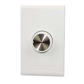 Lightolier Controls Precision P600-3P Spec Grade Incandescent Dimmer Push Rotary, White