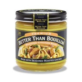 Better Than Bouillon Premium Roasted Chicken Base, Made with Seasoned Roasted Chicken, 38 Servings, Blendable Base for Added Flavor 8.00 Ounce (Pack of 4)