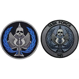 Call of Duty Task Force Tactical Morale Patch  -2PC Bundle HOOK BACKING 3.5"