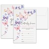 Butterfly Baby Shower Invitations, Butterfly Kisses & Baby Wishes Gender