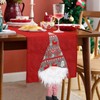 Betylifoy Christmas Santa Gnomes Table Runner with Long Legs Xmas