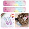 Mabor 2 Pcs Flexible Ruler, Small Ruler 6 inch/15cm-Draw Lines