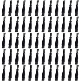 60PCS Men's Electric Shavers Cleaning Brush Double-Sided Shavers Brush Hair Brush Cleaner Tool Tiny Multi-Function Beard Brush Kit (Black)