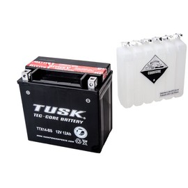 TUSK Tec-Core Battery with Acid TTX14BS Maintenance-Free for Honda TRX 520 4x4 Foreman 2020-2025